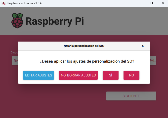 instalación Raspberry Pi